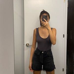 Misguided grey bodysuit